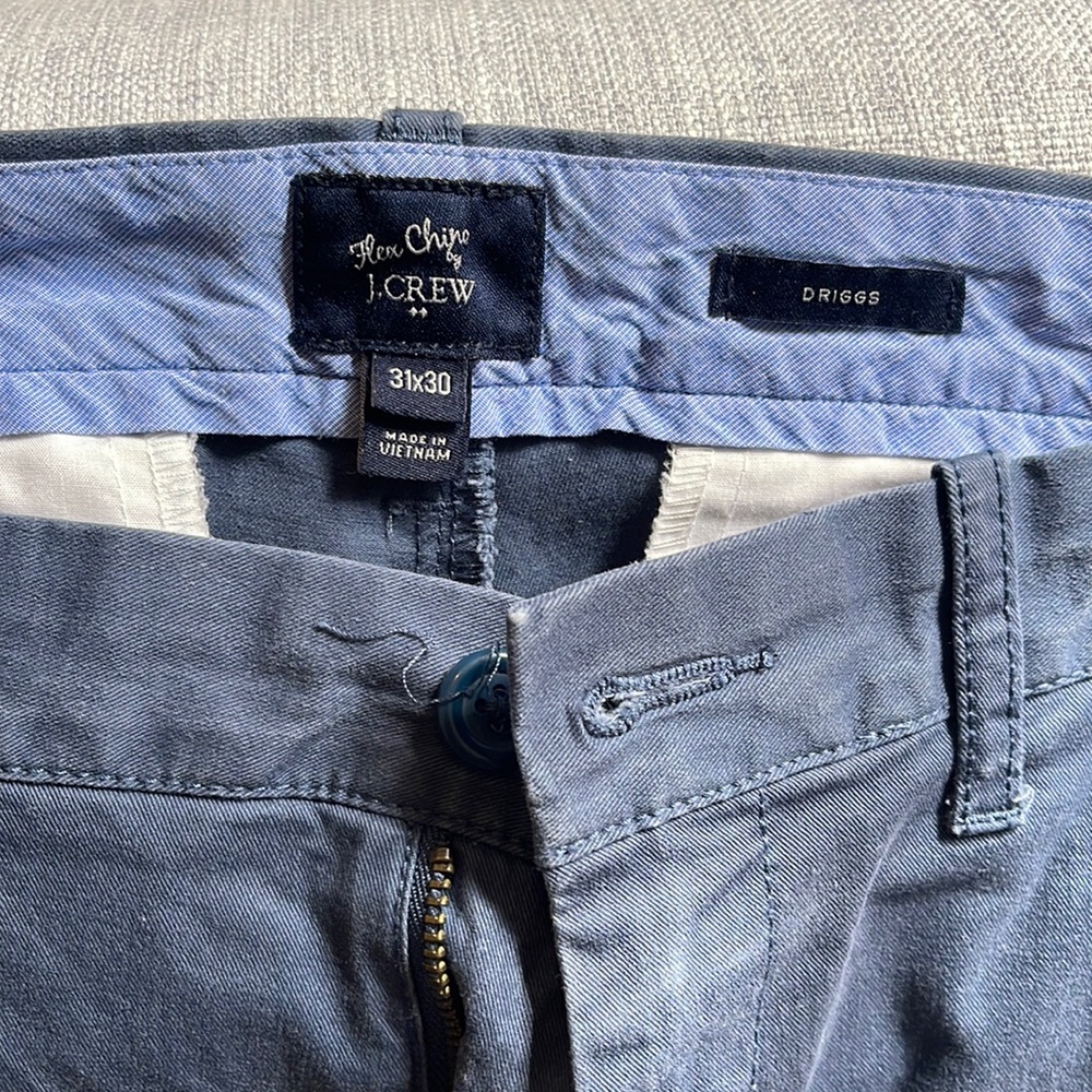 J.Crew - Men’s Flex Chino Driggs Pants - Size: 31x30